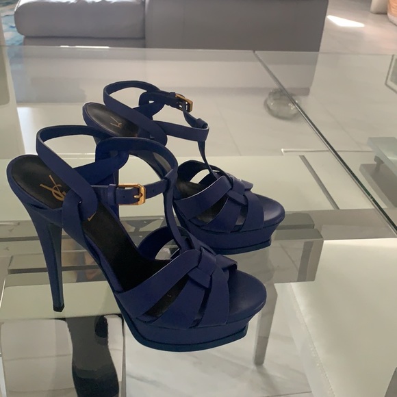 Saint Laurent Tribute Sandals - Picture 2 of 3